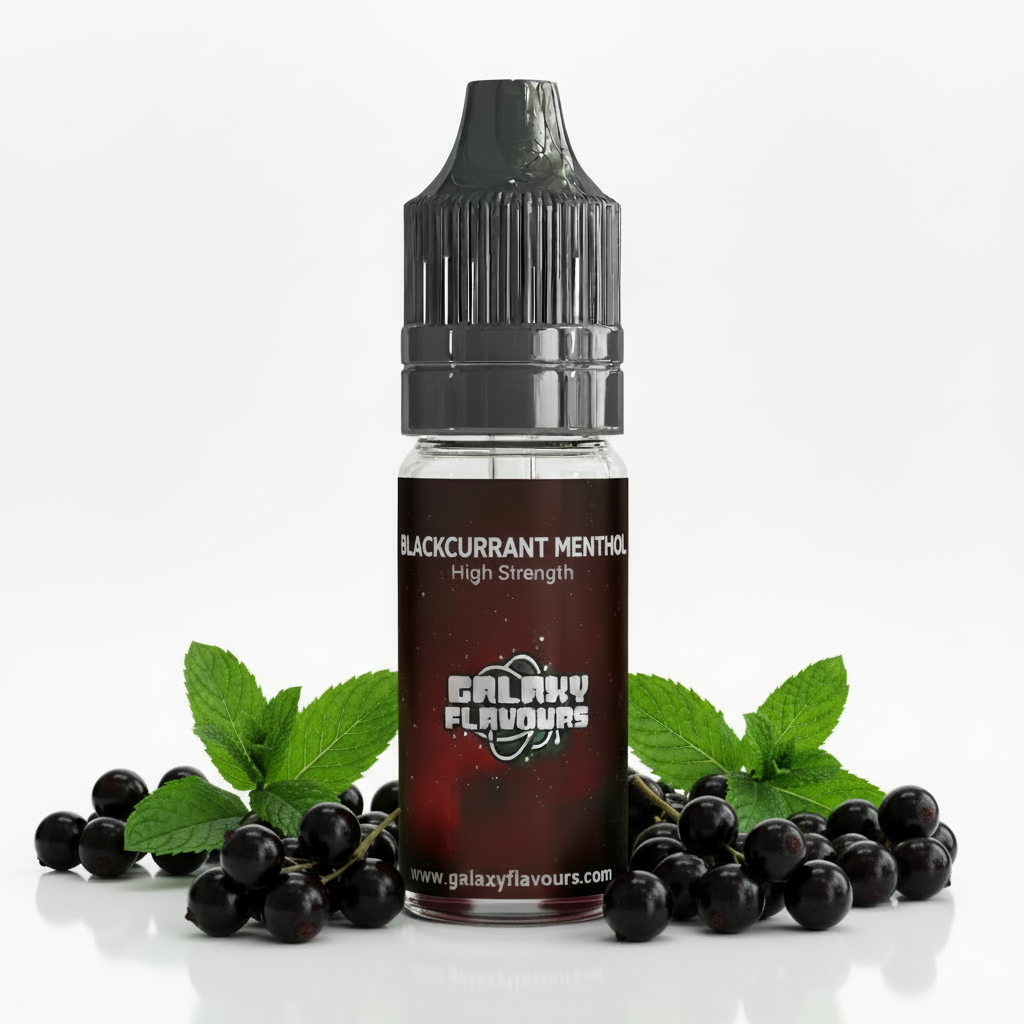 Blackcurrant Menthol Food Flavouring - Professional High Strength - 10ml