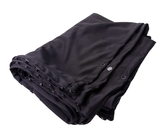 For VW T6 Transporter Window Curtains Eco-Line Black | Camper Van Curtains | Van-X