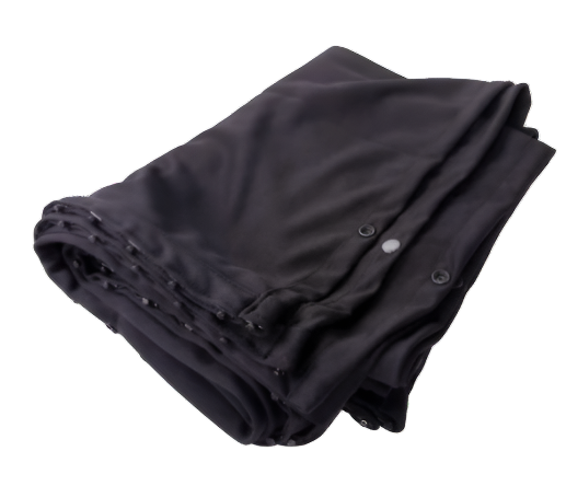 For VW Caddy Window Curtains Eco-Line Black | Camper Van Curtains | Van-X