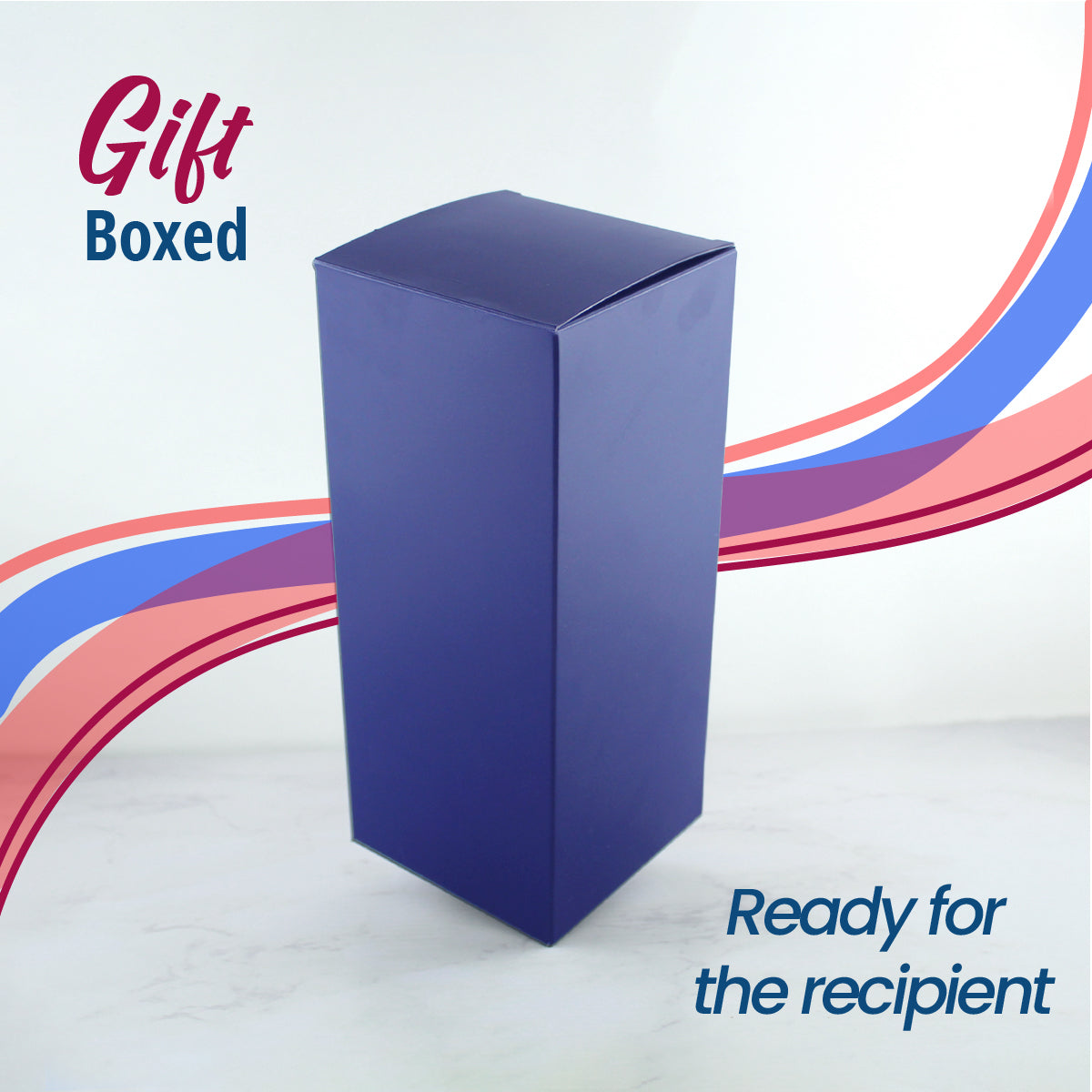 Plastic White Wine Glass with Gift Box