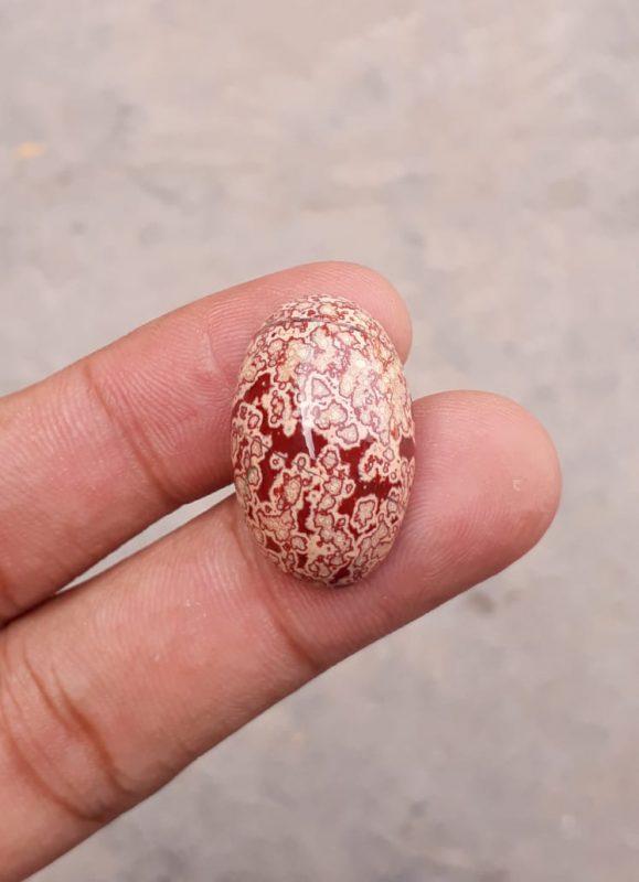 28ct Jasper - Blood Jasper Cabochon - Red Jasper -24.4x15.8mm