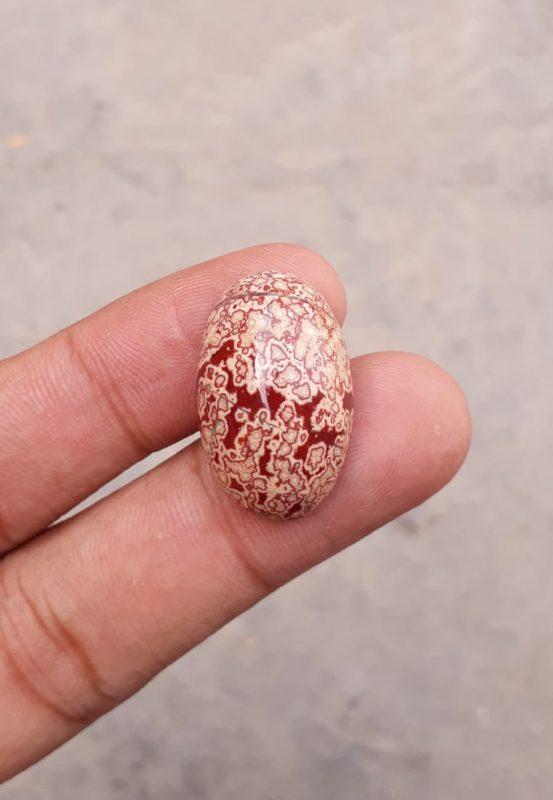 28ct Jasper - Blood Jasper Cabochon - Red Jasper -24.4x15.8mm