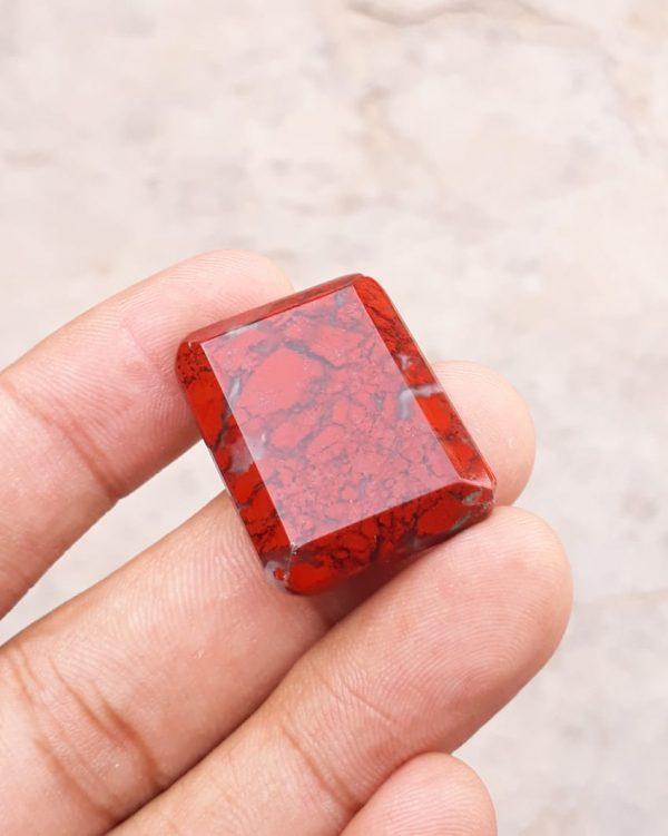 44.5ct Jasper - Blood Jasper Cabochon - Red Jasper -29.3x22.3mm