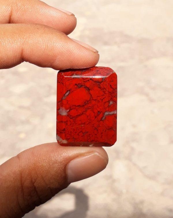 44.5ct Jasper - Blood Jasper Cabochon - Red Jasper -29.3x22.3mm
