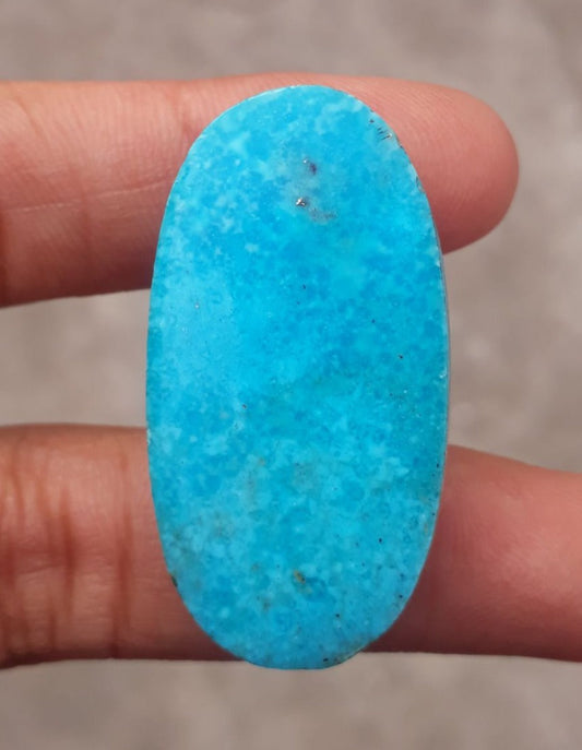 Natural Certified Turquoise  - Blue Turquoise - 53.8ct- 37x19mm