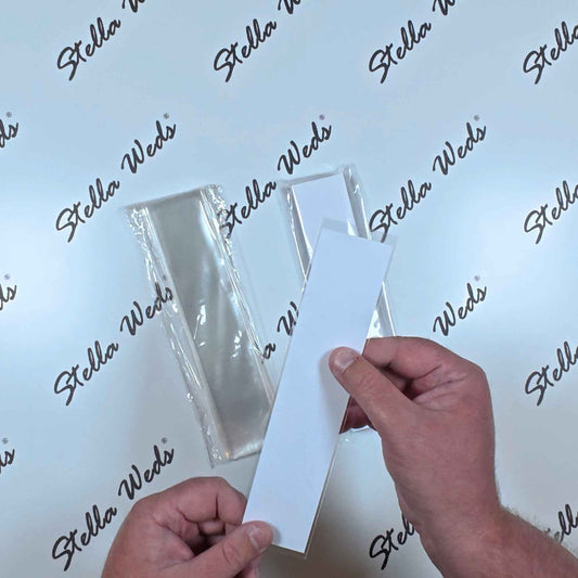 40 Clear Bookmark Sleeves – 47 x 213mm Protective Display Covers for Handmade Bookmarks