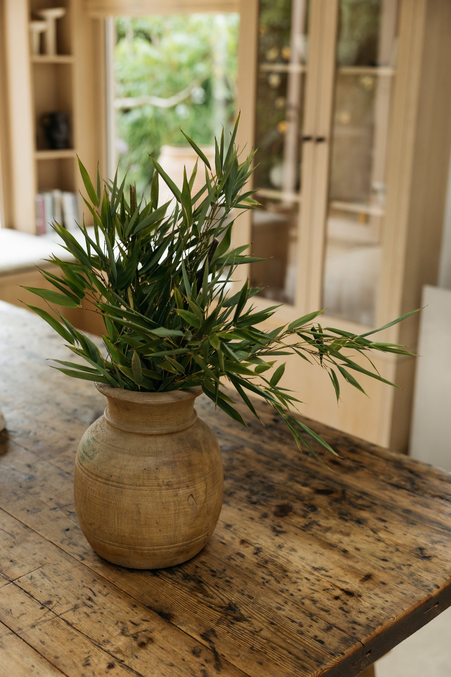 Vintage Teak Vase - 54.6