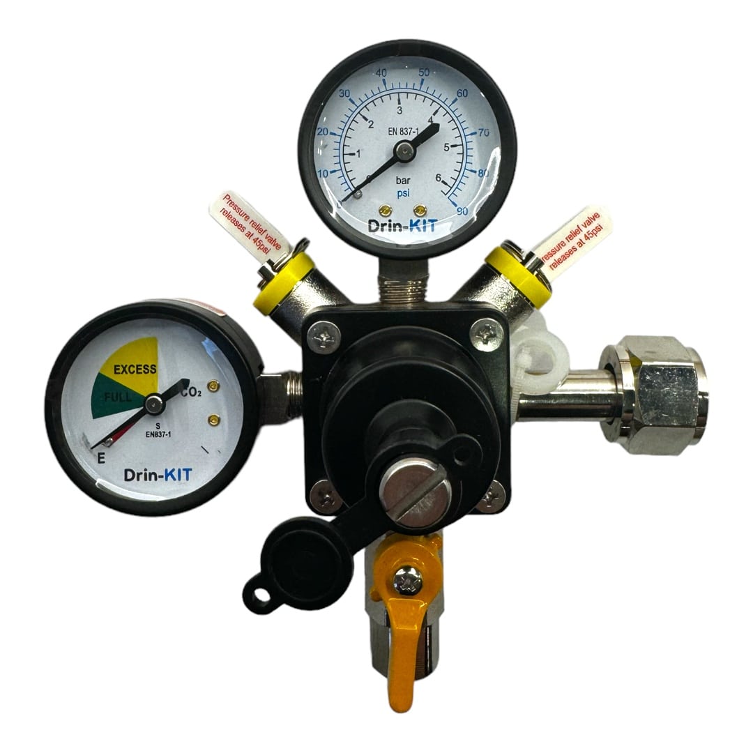 CO2 Gas Regulator PRV Bottle Mounted