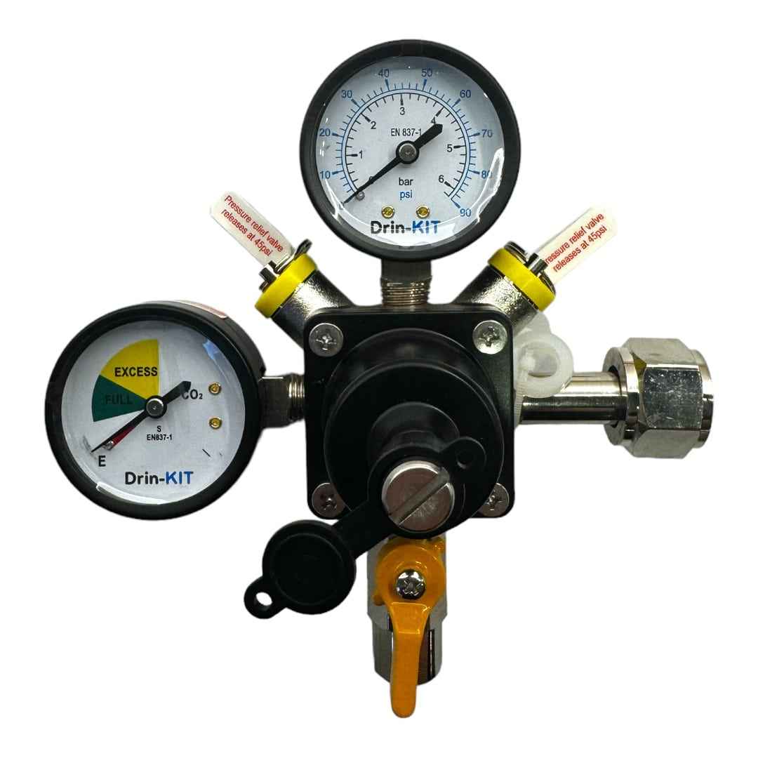 CO2 Gas Regulator PRV Bottle Mounted