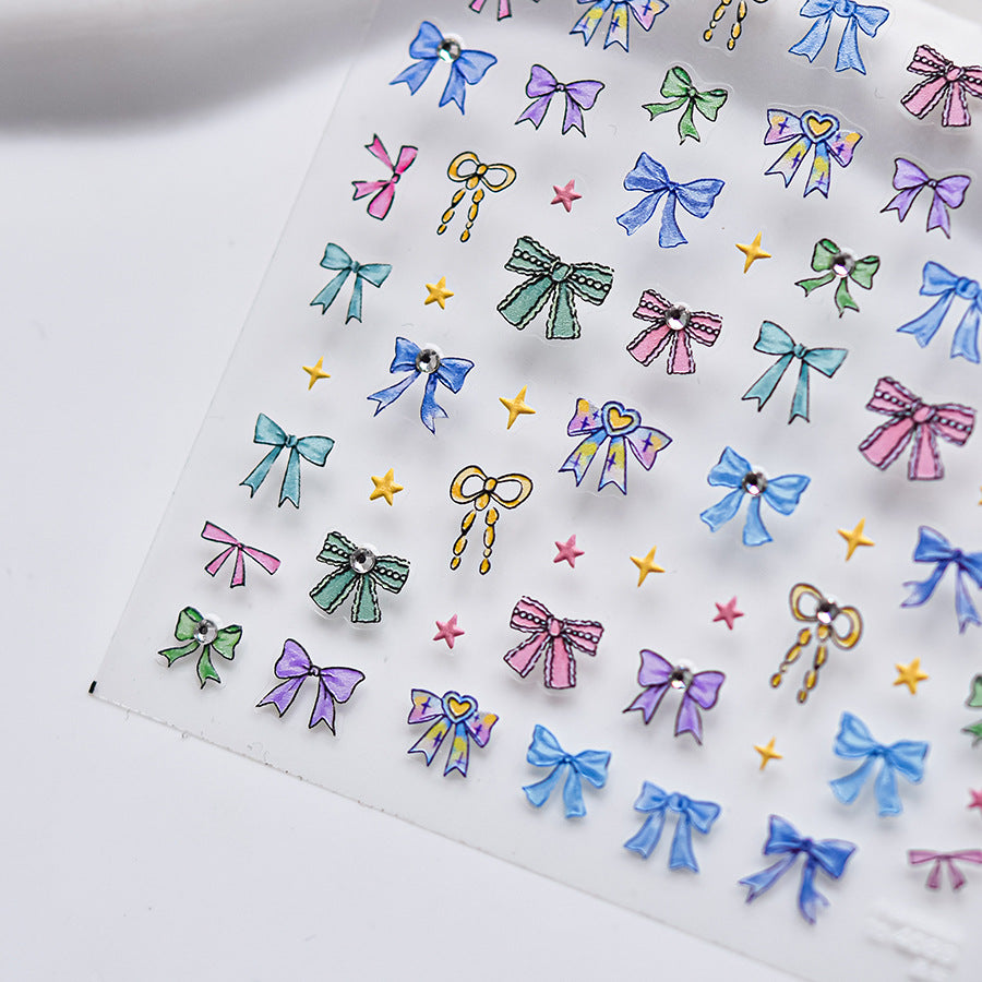 Hello Claws | Bowknot Diamond Nail Deco Sticker