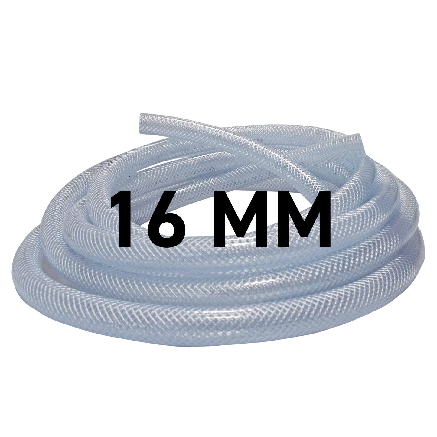 Clear Braided PVC Pipe 16mm*1.9mm Pipe and Water Fitting Garden Water Connector