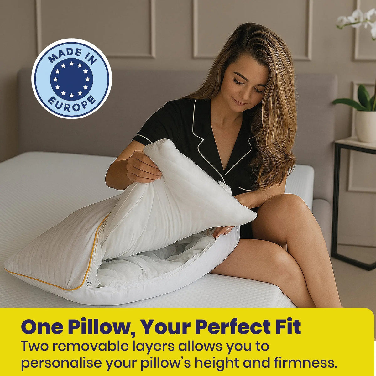 Brightr® Nox Vegan Best Down Alternative pillow