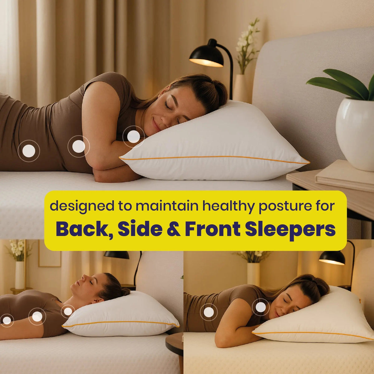 Brightr® Nox Vegan Best Down Alternative pillow