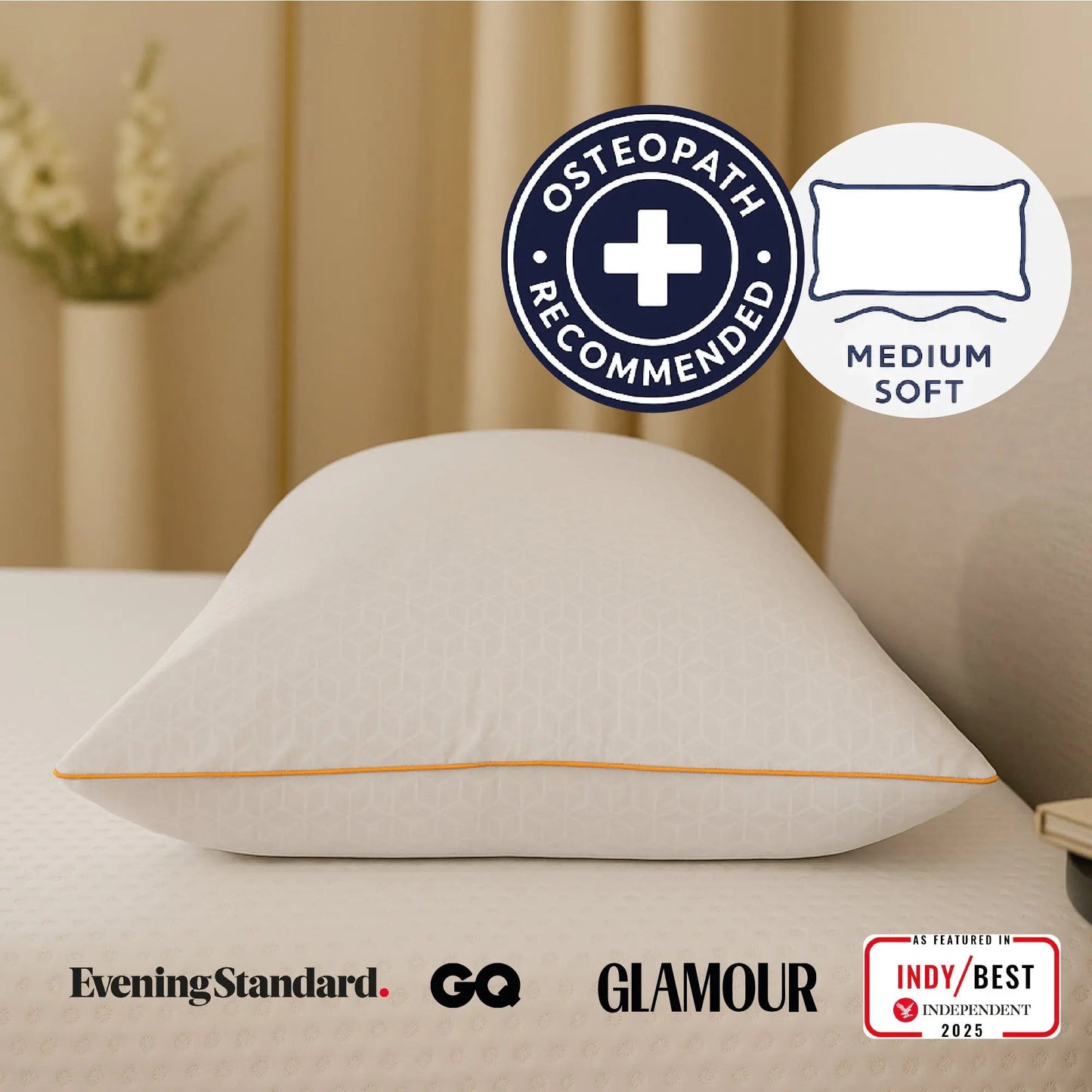 Brightr® Stella Hybrid Adjustable Pillow bundle