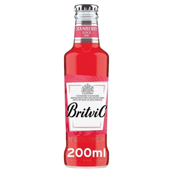 Britvic Cranberry Juice Drink Bottle 200ml (Case of 24)