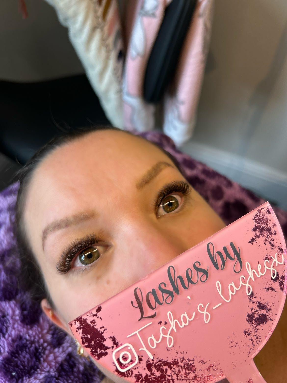 Brown W Lash Single Length