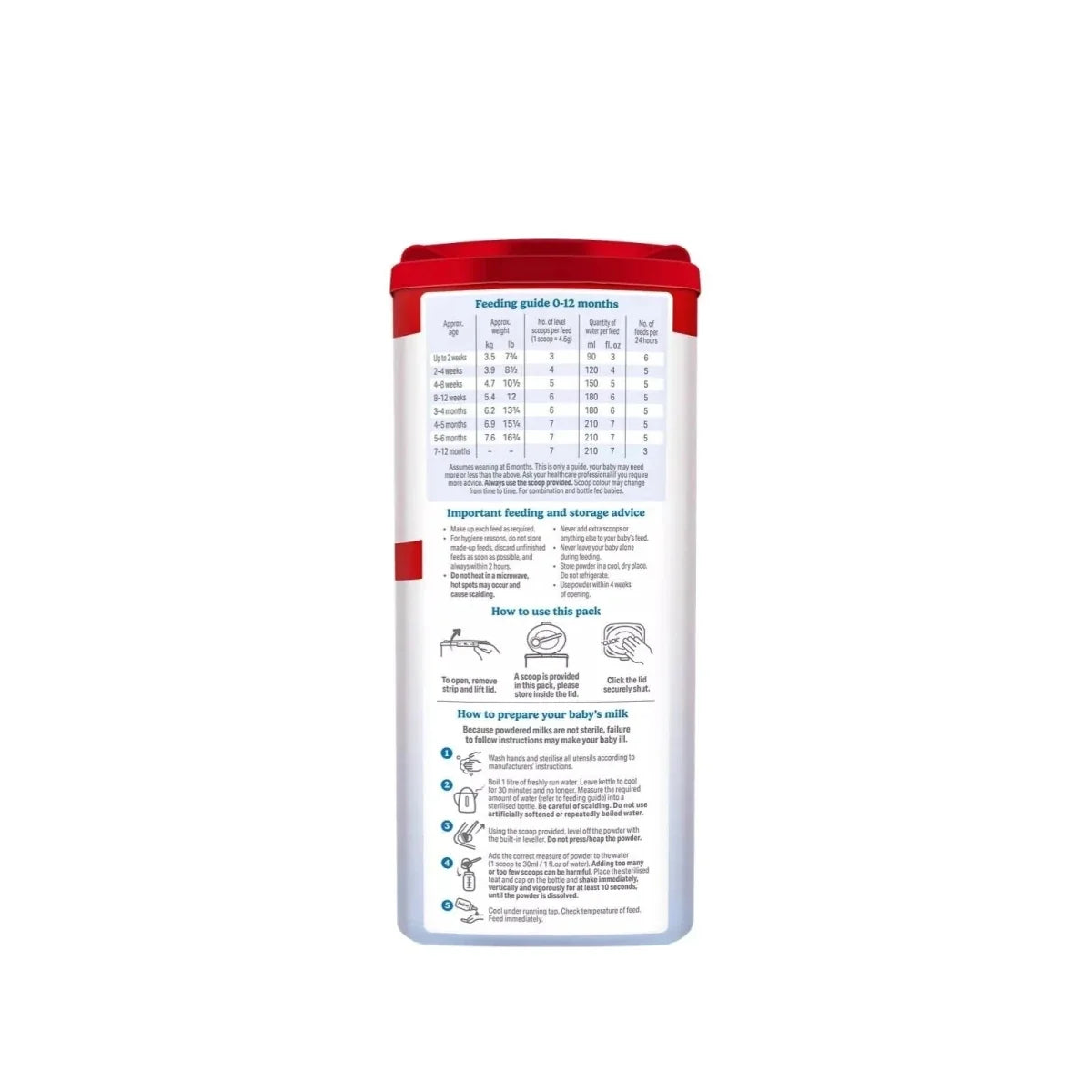 Cow & Gate 1 Hungry Baby Milk Formula 0-6 months 800g