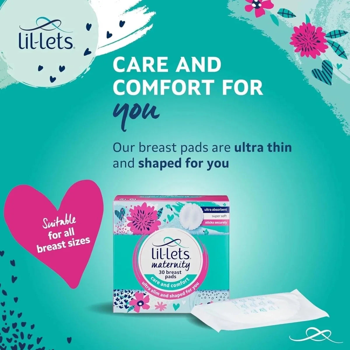 Lil-Lets Maternity Breast Pads 30 pcs