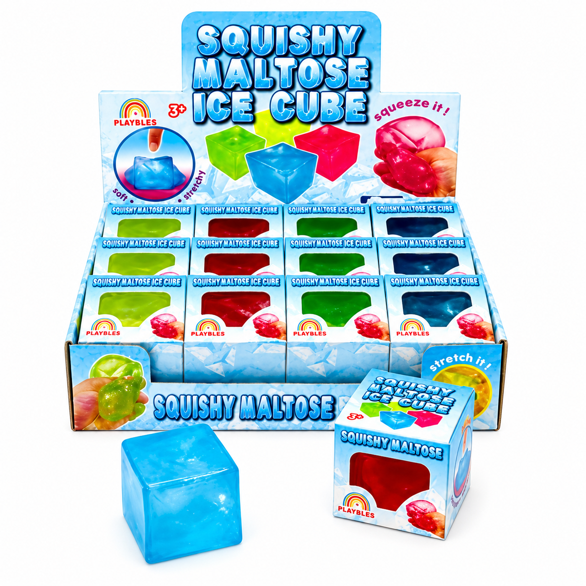 Squishy maltose ice cube