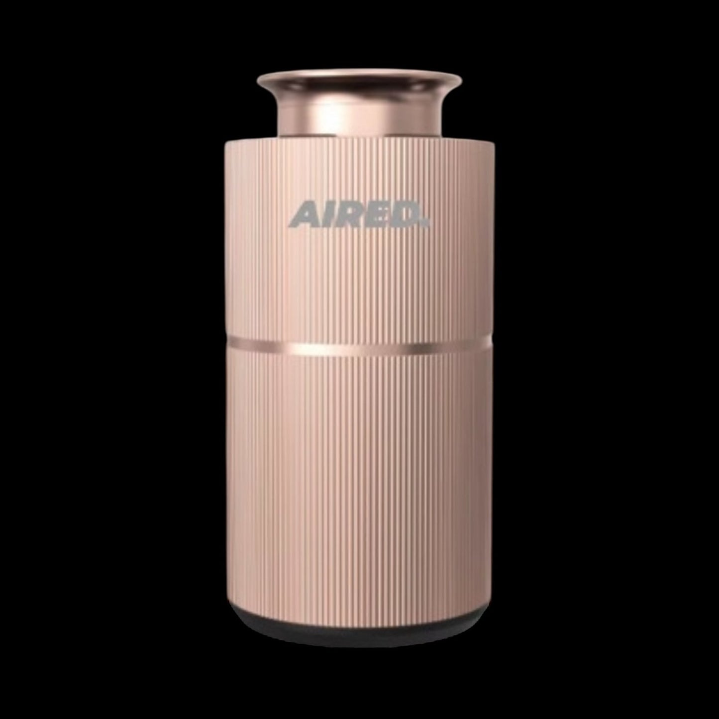 Aura In-Car / Home Mini Luxury Electronic Rechargeable Essential Oils Diffuser By AIRED. (ROSE GOLD)