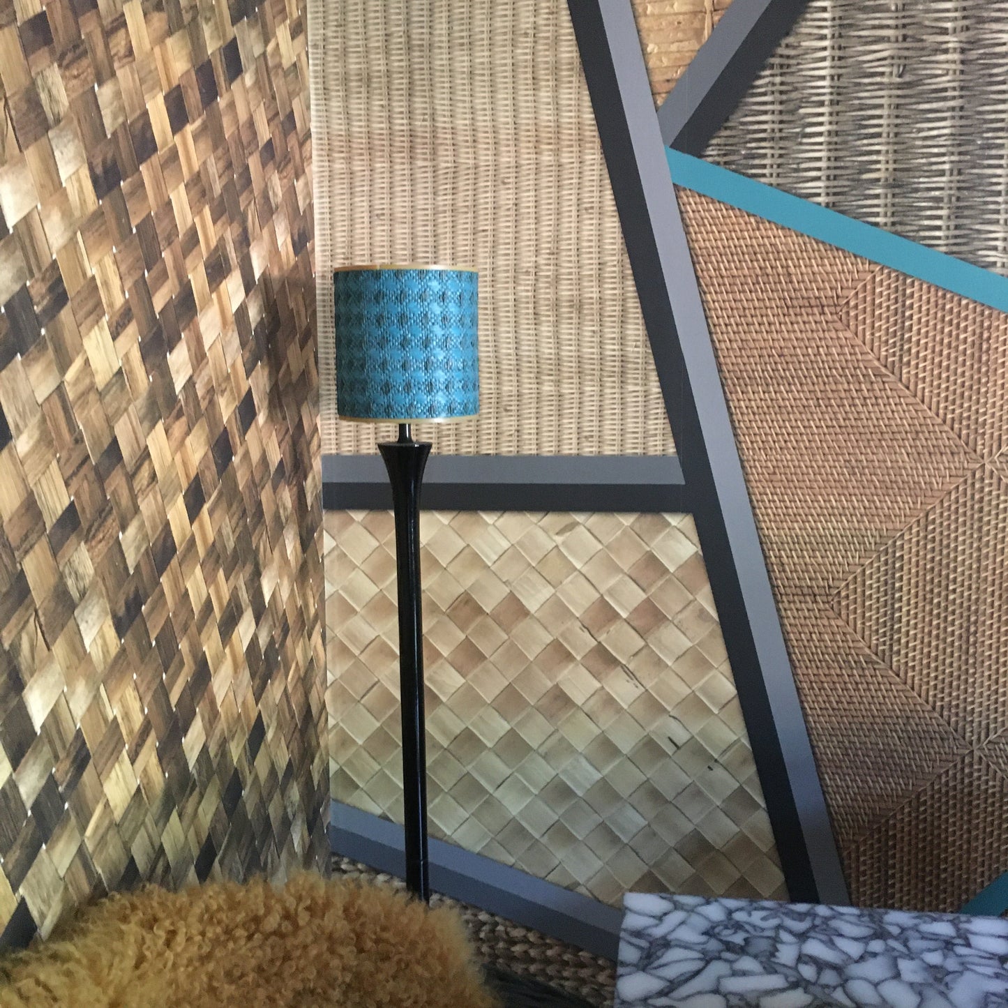 Wicker Geometric Mural Wallpaper