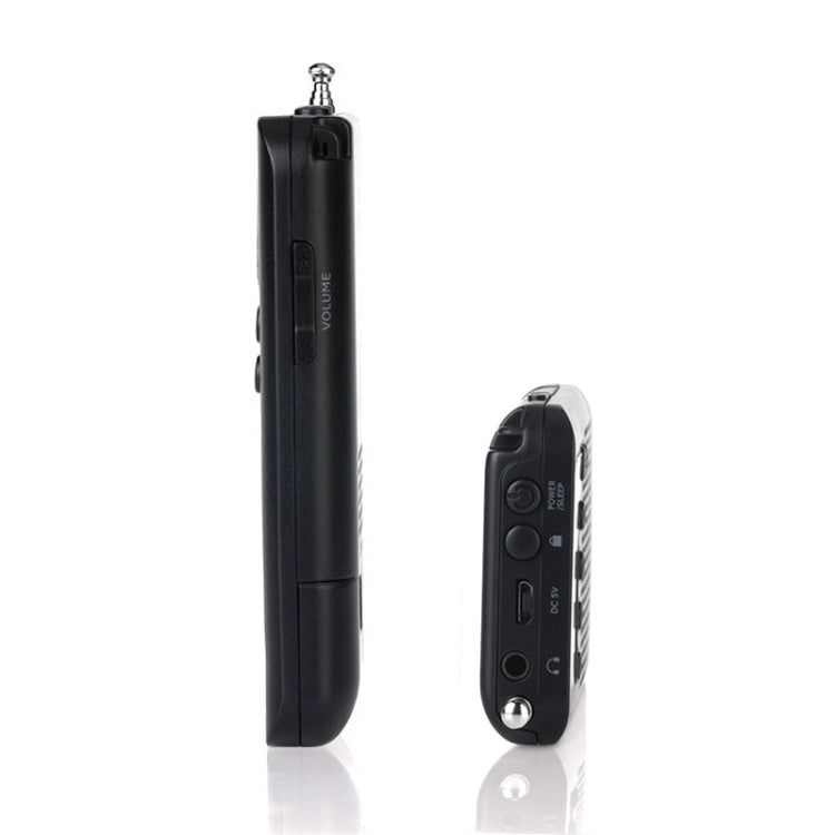 HRD-104 Mini Portable FM + AM Two Band Radio with Loudspeaker