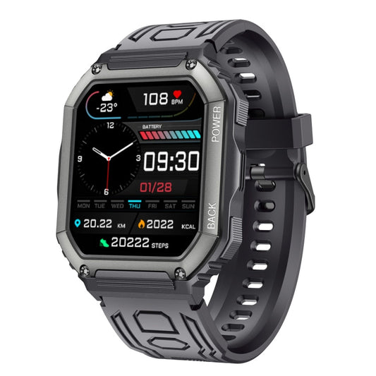 KR06 Waterproof Pedometer Sport Smart Watch, Support Heart Rate / Blood Pressure Monitoring / BT Calling