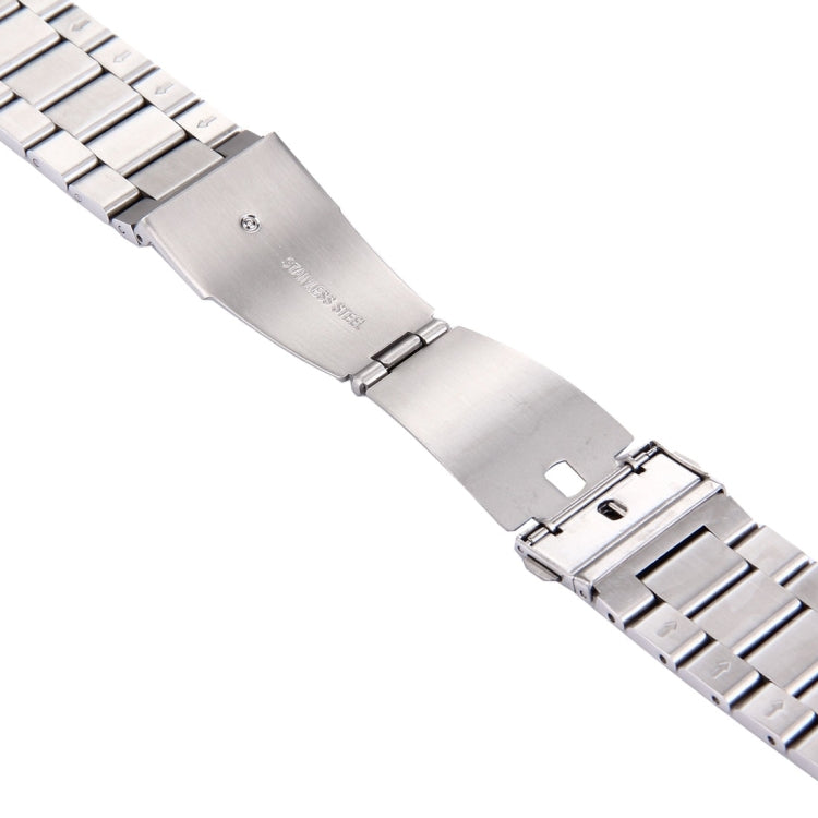 For Fitbit Blaze Smart Watch Butterfly Buckle 3 Beads Stainless Steel Watchband