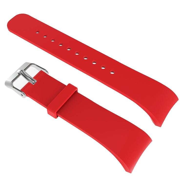 Solid Color Leather Watch Band for Galaxy Gear Fit2 R360
