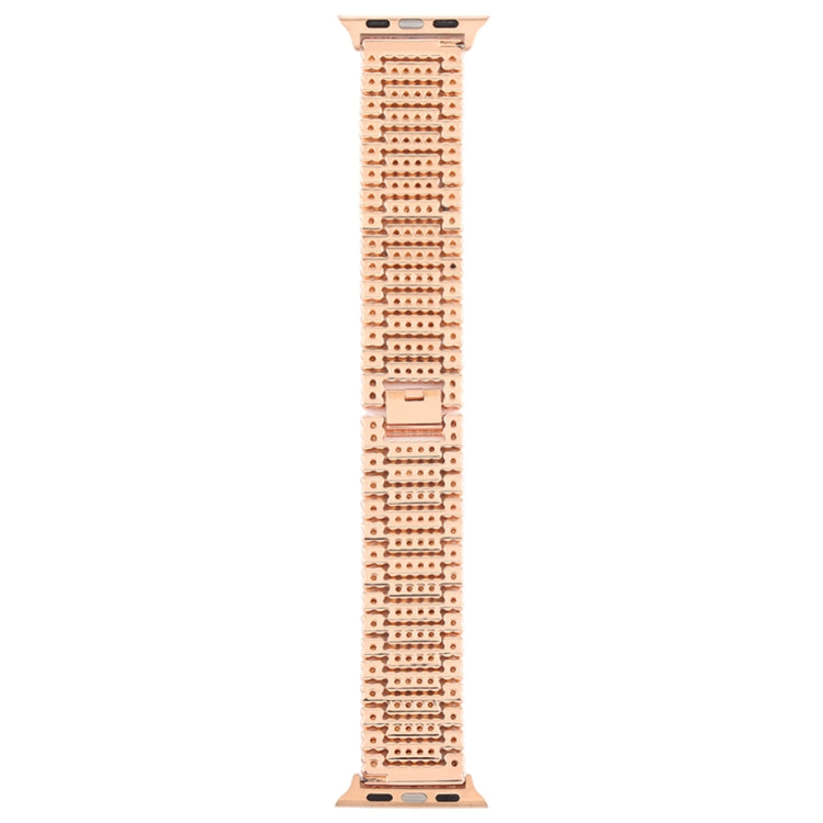 For Apple Watch Series 7 41mm / 6 & SE & 5 & 4 40mm / 3 & 2 & 1 38mm Nine Beads Stainless Steel Wrist Strap Watch Band, For Apple Watch Series 7 41mm / 6 & SE & 5 & 4 40mm / 3 & 2 & 1 38mm