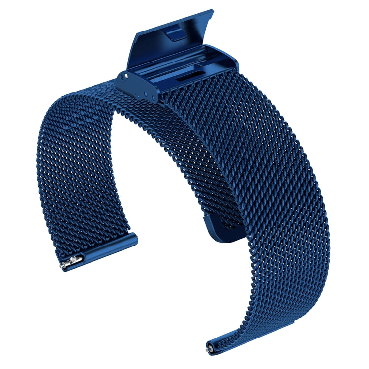 22mm Metal Mesh Wrist Strap Watch Band for Fossil Hybrid Smartwatch HR, Male Gen 4 Explorist HR, Male Sport