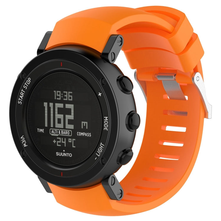 Silicone  Watch Band for SUUNTO Core ALU Black
