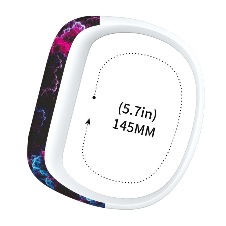 Colourful Feathers Pattern Silicone Sport Watch Band for Garmin Vivofit JR, Size: Small