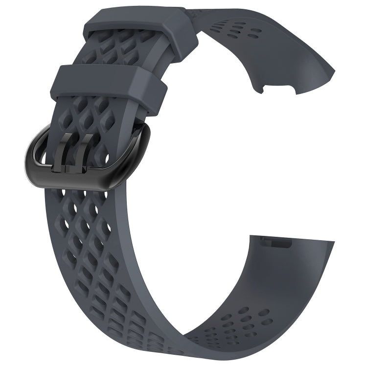 Square Hole Adjustable Sport Watch Band for FITBIT Charge 3