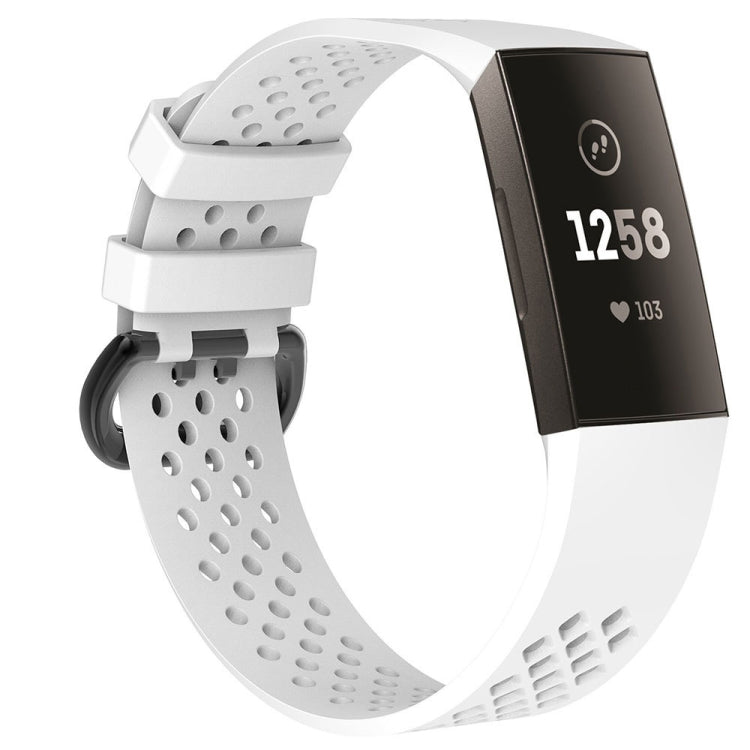 Square Hole Adjustable Sport Watch Band for FITBIT Charge 3
