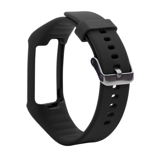 Silicone Sport Watch Band for POLAR A360 / A370(Black)