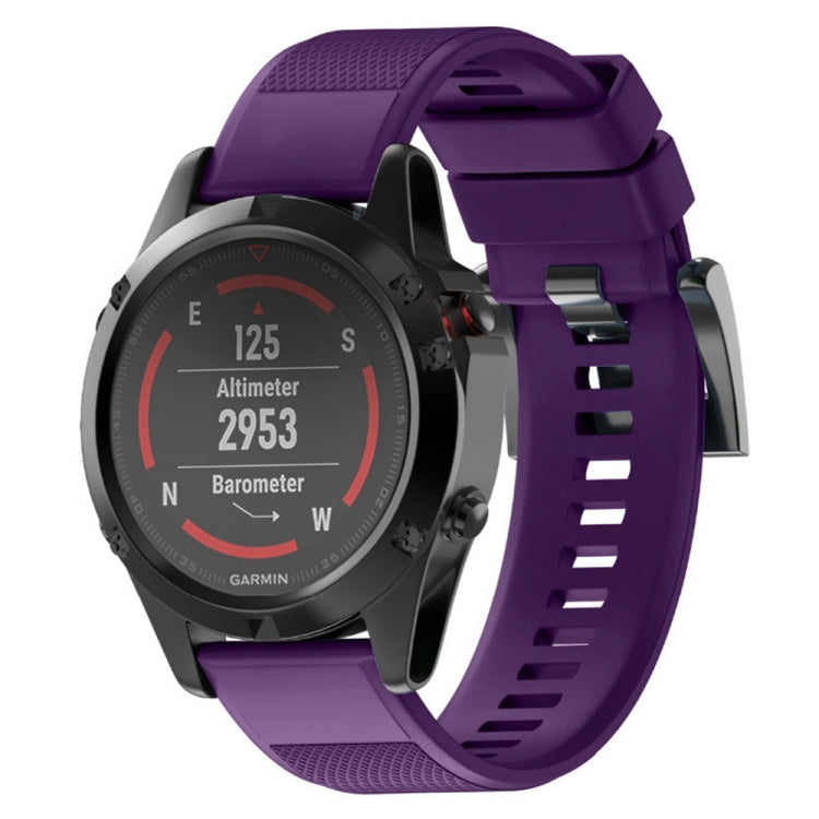 Quick Removable Silicone Watch Band for Fenix 5 22mm