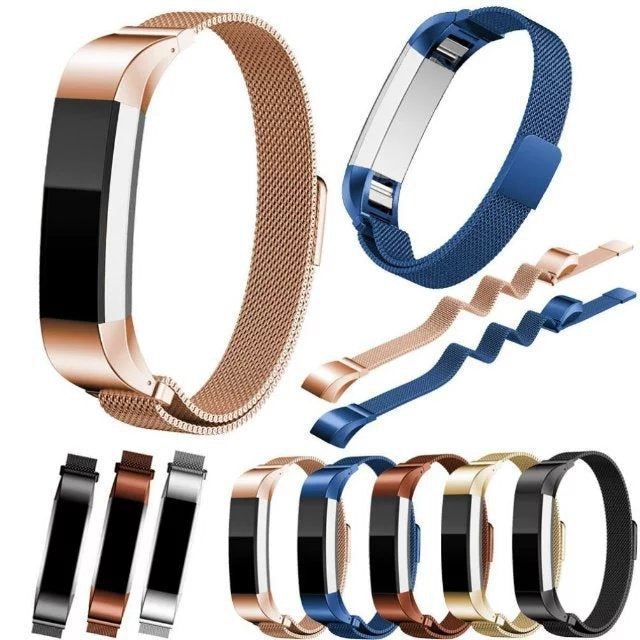 Stainless Steel Magnet Watch Band for FITBIT Alta,Size:Small,130-170mm