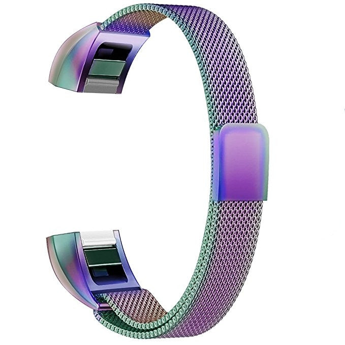 Stainless Steel Magnet Watch Band for FITBIT Alta,Size: Large, 170-236mm