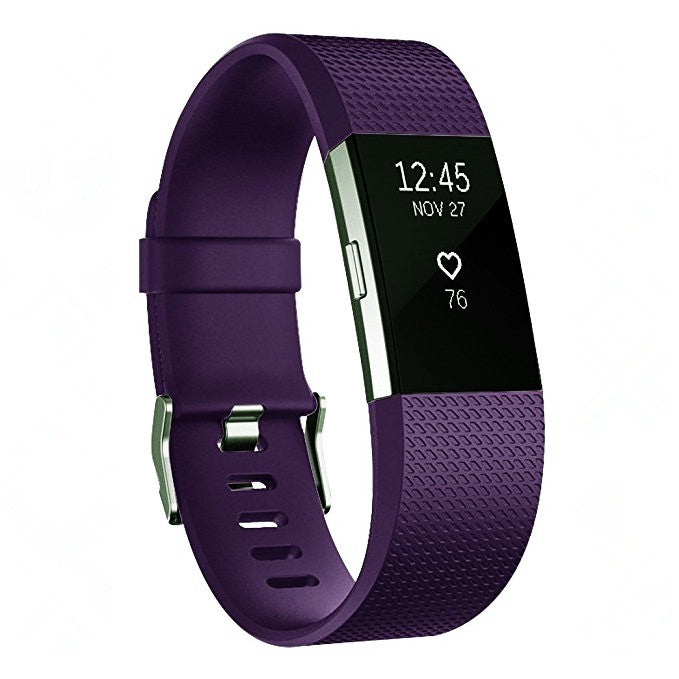 Square Pattern Adjustable Sport Watch Band for FITBIT Charge 2, Size: L, 12.5x8.5cm, L, Black, L, Light Pink, L, Coffee, L, Light Purple, L, Champagne Gold, L, Mint Green, L, Coral Red, L, Navy Blue, L, Dark Purple, L, Purple, L, Orange, L, Cyan, L, Pi...