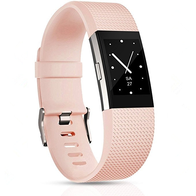 Square Pattern Adjustable Sport Watch Band for FITBIT Charge 2, Size: L, 12.5x8.5cm, L, Black, L, Light Pink, L, Coffee, L, Light Purple, L, Champagne Gold, L, Mint Green, L, Coral Red, L, Navy Blue, L, Dark Purple, L, Purple, L, Orange, L, Cyan, L, Pi...