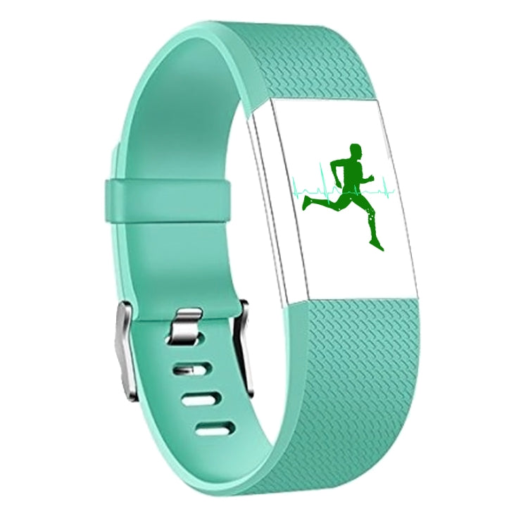 Square Pattern Adjustable Sport Watch Band for FITBIT Charge 2, Size: L, 12.5x8.5cm, L, Black, L, Light Pink, L, Coffee, L, Light Purple, L, Champagne Gold, L, Mint Green, L, Coral Red, L, Navy Blue, L, Dark Purple, L, Purple, L, Orange, L, Cyan, L, Pi...