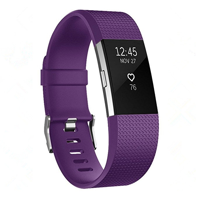 Square Pattern Adjustable Sport Watch Band for FITBIT Charge 2, Size: L, 12.5x8.5cm, L, Black, L, Light Pink, L, Coffee, L, Light Purple, L, Champagne Gold, L, Mint Green, L, Coral Red, L, Navy Blue, L, Dark Purple, L, Purple, L, Orange, L, Cyan, L, Pi...
