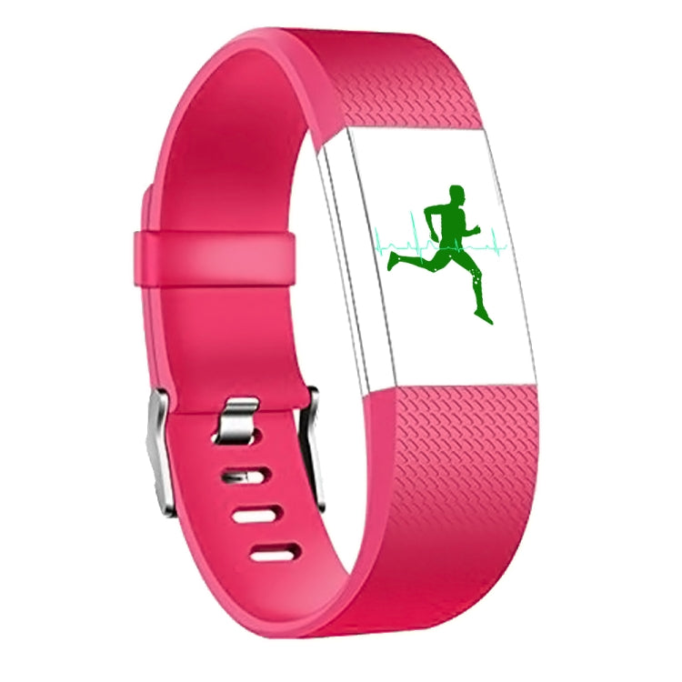 Square Pattern Adjustable Sport Watch Band for FITBIT Charge 2, Size: L, 12.5x8.5cm, L, Black, L, Light Pink, L, Coffee, L, Light Purple, L, Champagne Gold, L, Mint Green, L, Coral Red, L, Navy Blue, L, Dark Purple, L, Purple, L, Orange, L, Cyan, L, Pi...