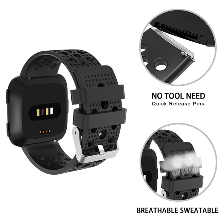 Smart Watch Venting Circle Hole Watch Band for Fitbit Versa