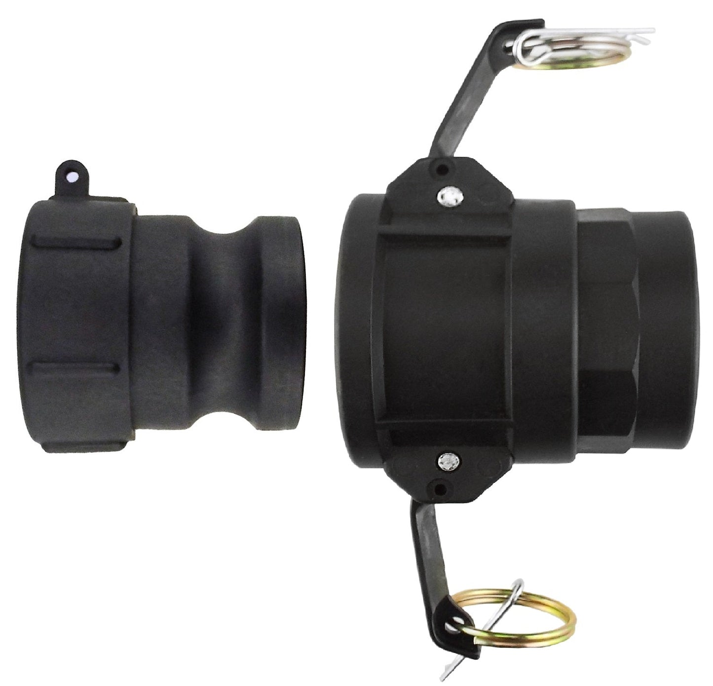 IBC 2 S60X6 - 2 Camlock Fitting with 2 Type D Camlock for DIY Workshop Accessory