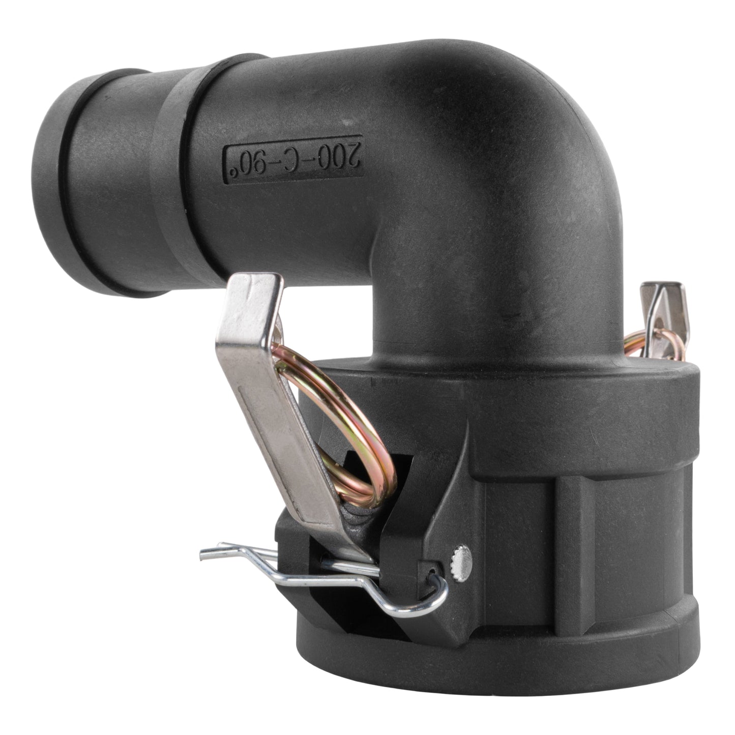 Camlock 90-Degree Female Elbow 1in Barb Stainless Steel Fitting Camlock Coupling