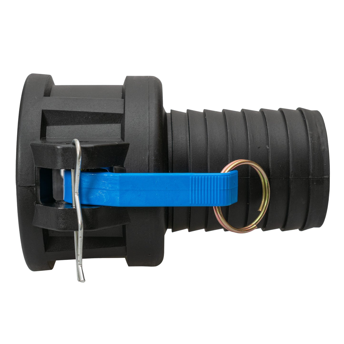 IBC 2” S60X6 Valve with IBC S60X6 – 1.5” Camlock Fitting and 1.5” Type C Camlock