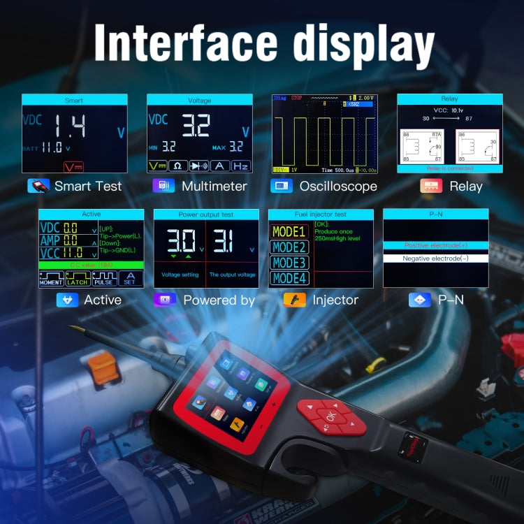 TopDiag P200 Car Circuit Intelligent Analyzer Diagnostic Instrument, TopDiag P200