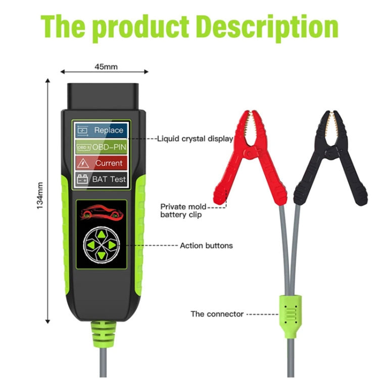 TopDiag BT400 4 in 1 Car Battery Intelligent Analyzer Diagnostic Instrument, TopDiag BT400
